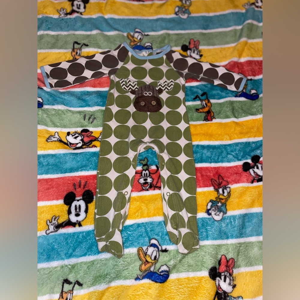 Mudpie Baby Footed Sleeper •Size 0-6 Months